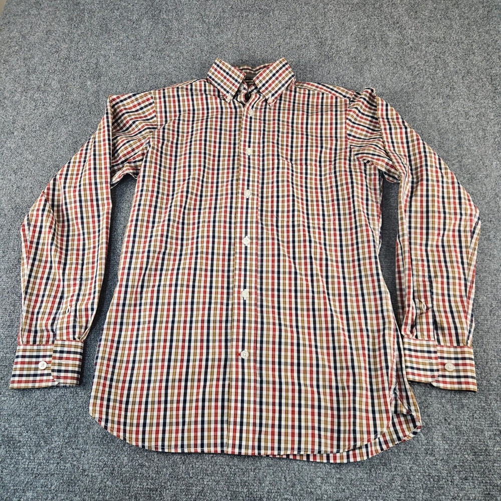 Daniel Cremieux Signature Collection Slim Fit Cotton Check Shirt Mens Small